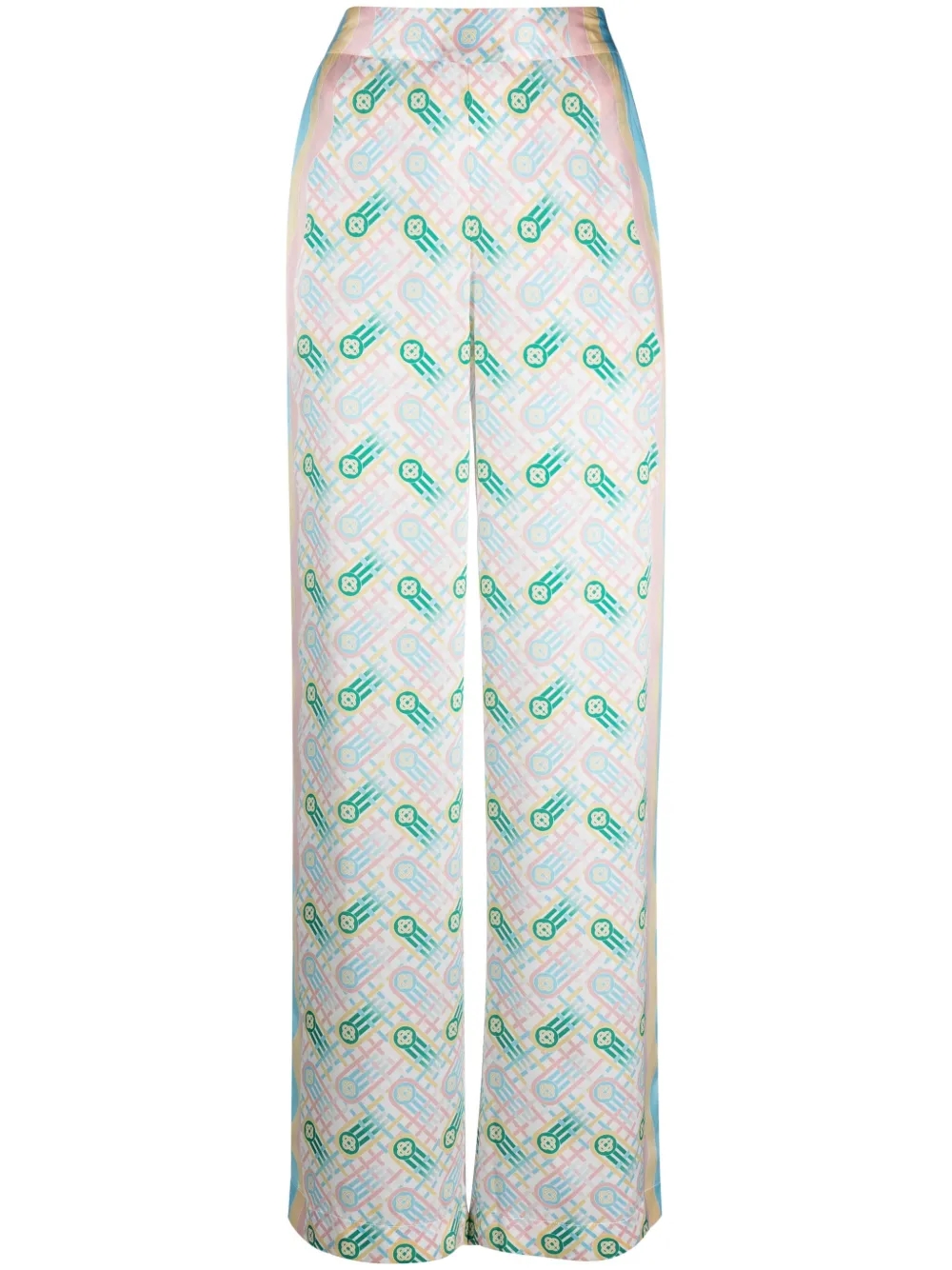 Casablanca embroidered-logo drawstring track pants back view